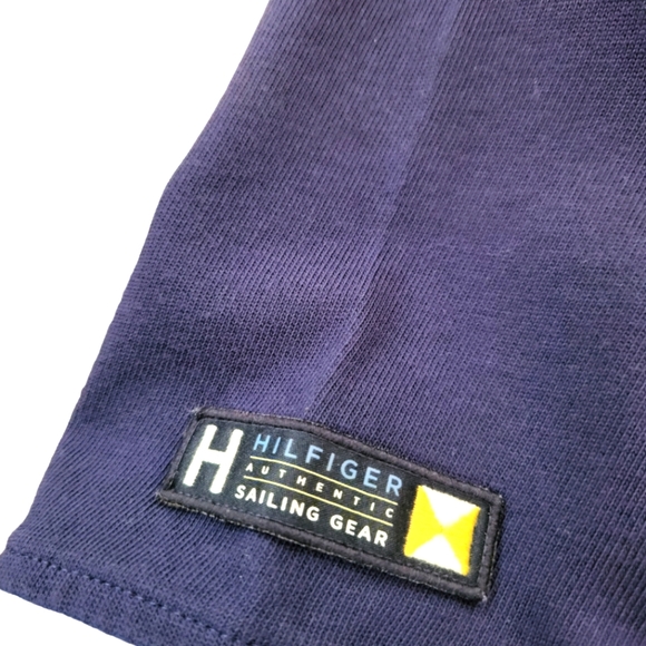 Tommy Hilfiger blue polo shirt medium custom fit - Picture 4 of 14